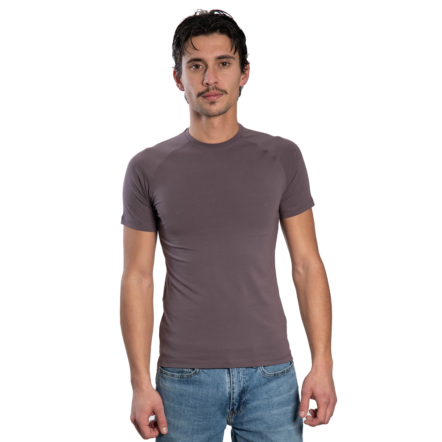 Herren Kurzarm-T-Shirt - Rundhalsausschnitt
