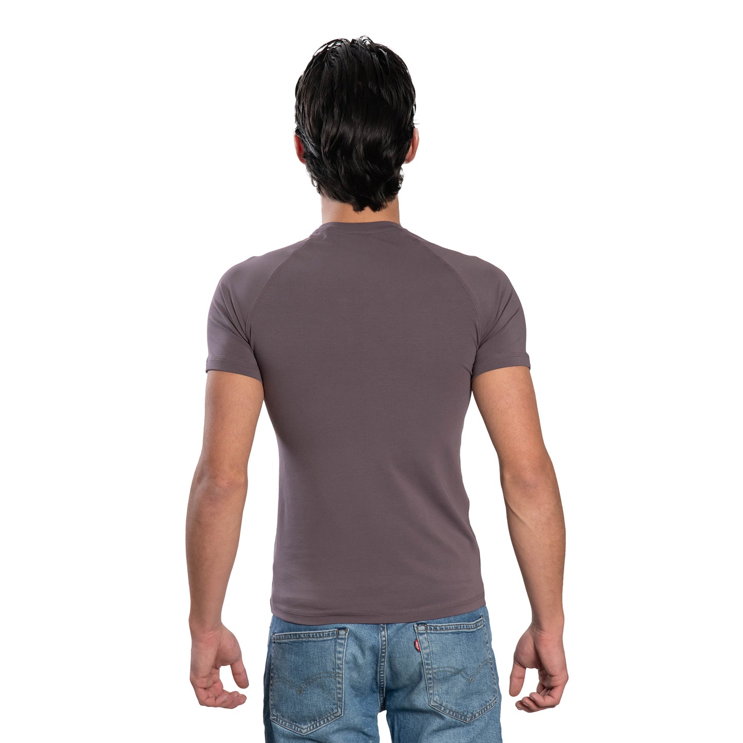 Herren Kurzarm-T-Shirt - Rundhalsausschnitt
