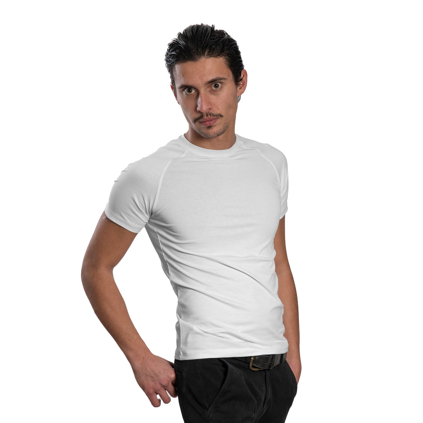 Herren Kurzarm-T-Shirt - Rundhalsausschnitt