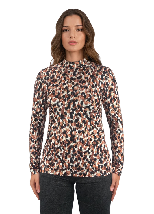Damenbluse - Damen Langarm-Poloshirt