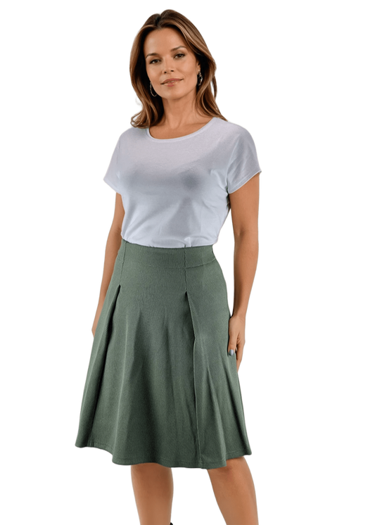 Дамска пола  с широк колан